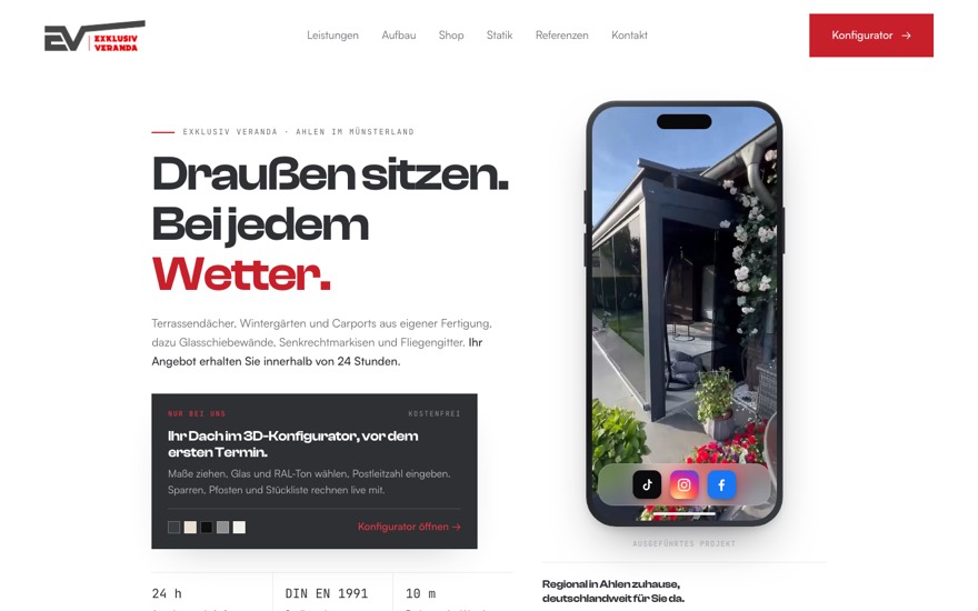 Startseite von Exklusiv Veranda